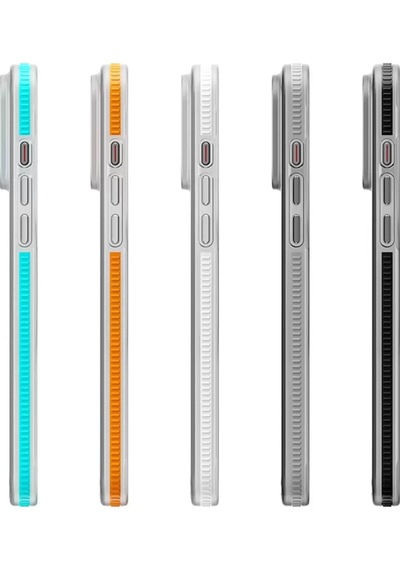 Joko Apple Uyumlu İphone 15 Pro Max Line Magsafe Kapak - Turuncu - Özel Seri 8683140793623
