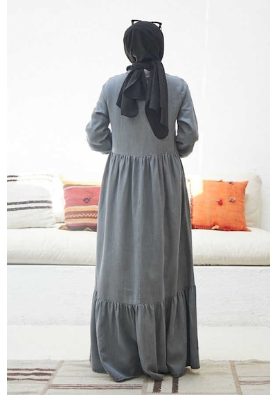Neways 6593 - Liyosel Elbise Gri