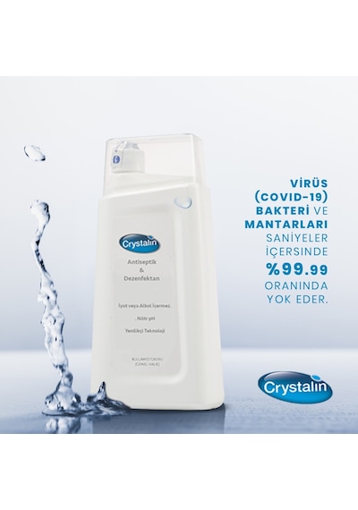 Crystalin Antiseptik ve Dezenfektan 1 L