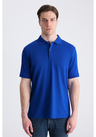 D's Damat Ds Damat Regular Fit Saks Mavi Pike Dokulu %100 Pamuklu T-shirt 4hc140211213m 750