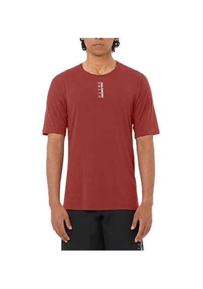 Salomon Ultra Ss Tee M Erkek Koşu Tişörtü Lc2789700 Kırmızı