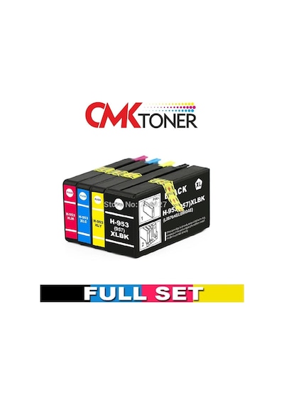 Hp 953Xl Uyumlu Kartuş Seti Hp 7220 8220 8720