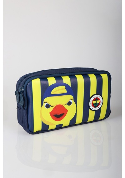 X Dekomus Lisanslı Fenerbahçe Yellow Collection Kalem Çantası Altın