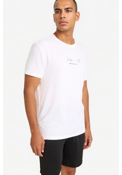 Defacto Yumuşak Tuşe Beyaz Erkek T-shirt C9268ax/wt34 Beyaz