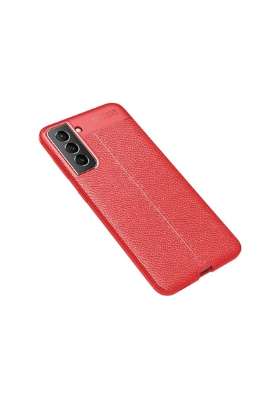 Samsung Samsung Uyumlu Galaxy S21 Fe Kılıf Auto Focus Kapak - Kırmızı