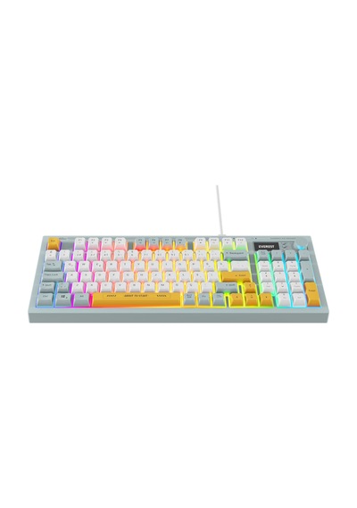 Appa Everest Kb-79 Sılent Pro Mavi/beyaz/sarı Sessiz Rgb Q Membrane Oyuncu Klavyesi