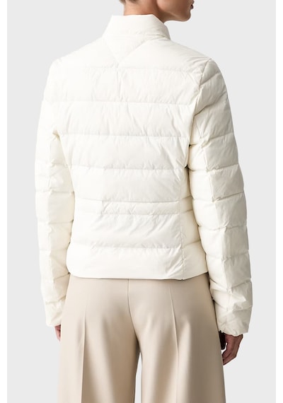 Tommy Hilfiger Kapitoneli Su İtici Dik Yaka Mont Kadın Mont Ww0ww51094 Ya8 Beyaz