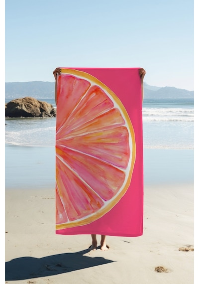 Dijital Baskı Plaj Deniz Havlusu 80 X 160 Cm Peştamal Hvl0275 Renkli