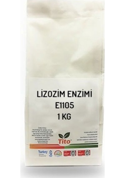 Toz Lizozim Enzimi E1105 1 Kg