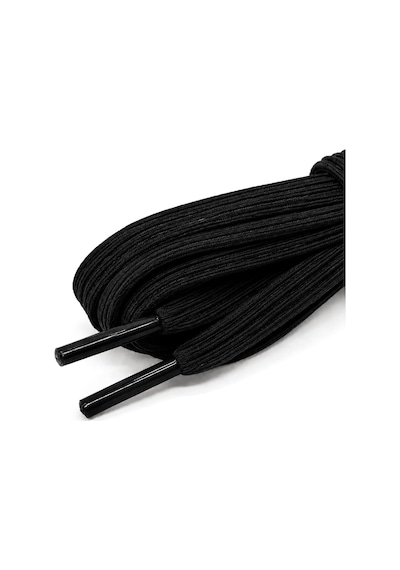 Hapshoe 100 Cm Elastik Lastikli 8 Mm Siyah Ayakkabı Bağcığı