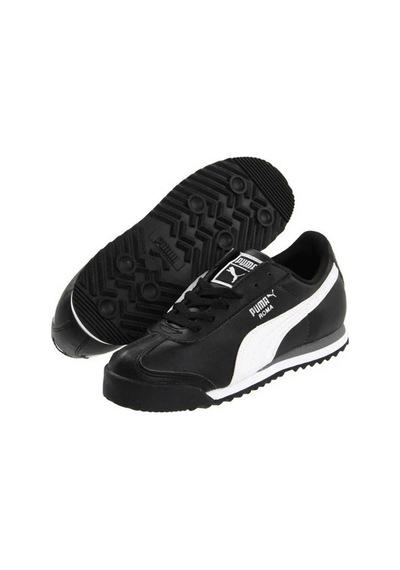 Puma Roma Basic Jr Kadın Siyah Spor Ayakkabı 35425901 Beyaz - Siyah