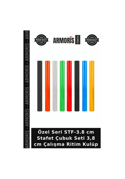 Özel Seri Stf-3.8 Cm Stafet Çubuk Seti 3,8 Cm Çalışma Ritim Kulüp Çok Renkli