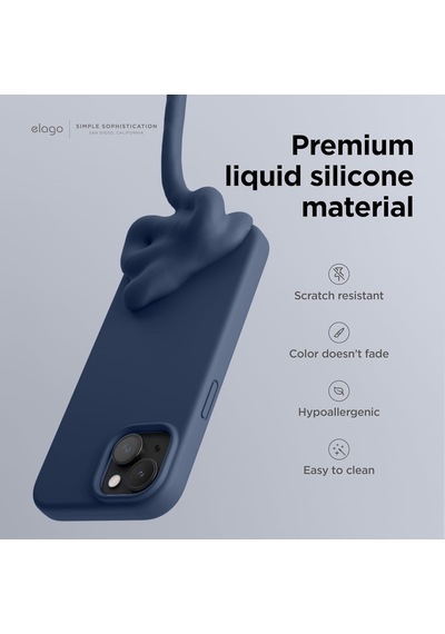 Apple Uyumlu iPhone 15 İle Telefon Kılıfı Kadife Iç Yüzey Soft Tasarım Lansman Kılıf Açık Pembe