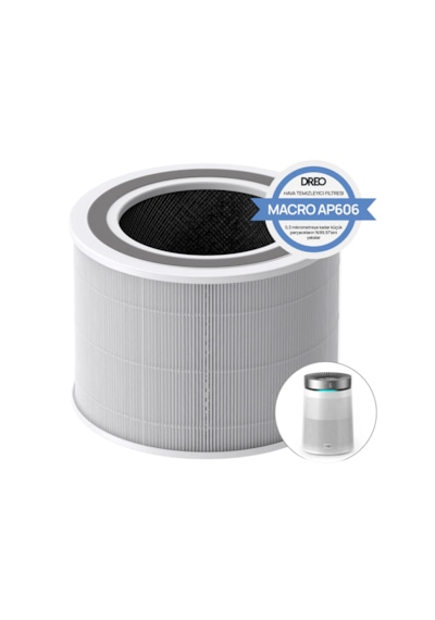 DREO Macro Ap606 Uyumlu Hava Temizleyici Filtresi True Hepa + Karbon Filtre, %99,97 Filtreleme Diğer