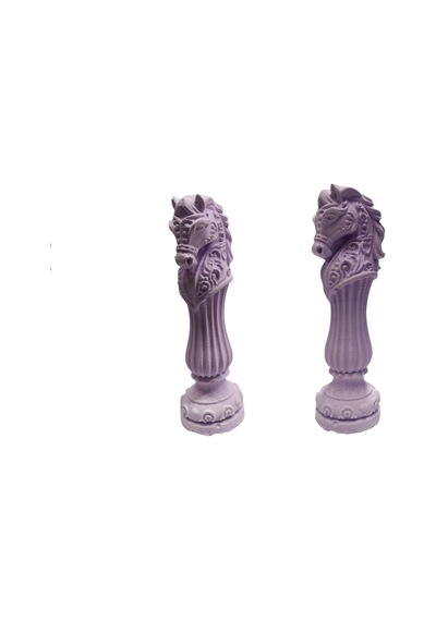 Tahtakale Toptancı Silikon 3d Çizgili At Figürlü Kalıp Taş Tozu Mum Ve Sabun Yapım Kalıbı 12 Cm