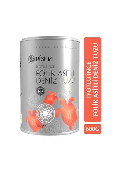 Efsina Folik Asitli Deniz Tuzu 600 G