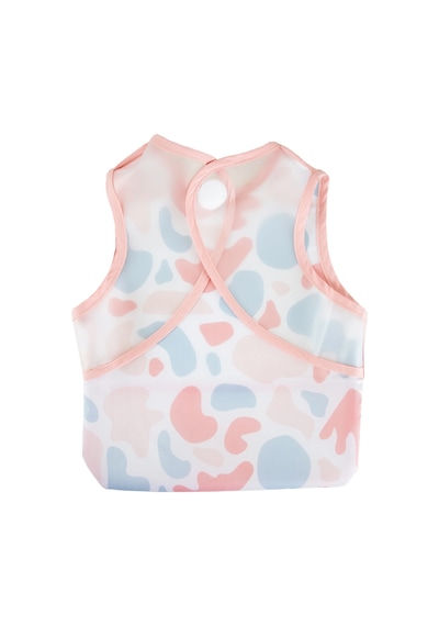 Babyjem Leke Tutmaz Giymeli Mama Önlüğü Pembe Puzzle
