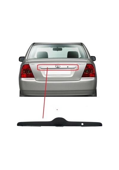 Toyota Corolla Bagaj Kapağı Kaplama Çıtası 2002-2006