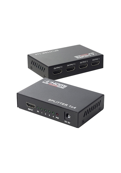 Powermaster PM-12080 1.4V 4 Port HDMI Switch Çoğaltıcı