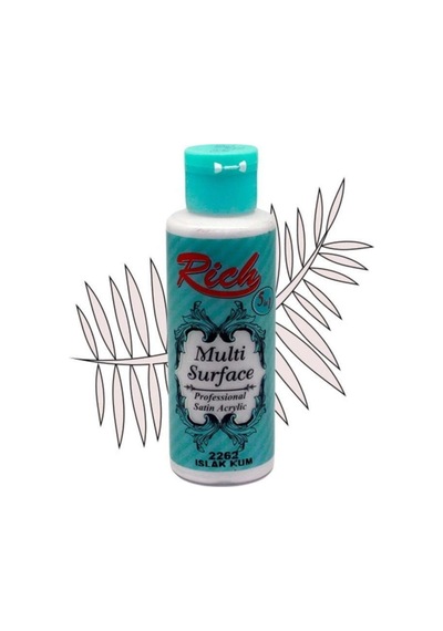 Rich Multi Surface Her Yüzey Için Akrilik Boya 120 Cc. 2262 Islak Kum Karışık Çok Renkli