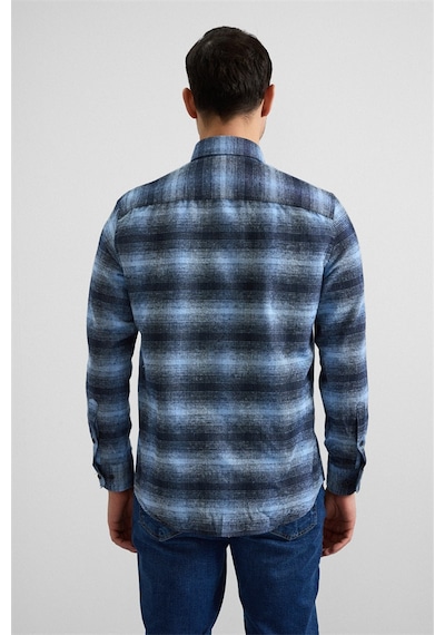 Süvari Lacivert Regular Düğmeli Yaka Kareli Casual Gömlek Gm2008000252-m09 Lacivert Süvari Lacivert Regular Düğmeli Yaka Kareli Casual Gömlek Gm2008000252-m09 Lacivert