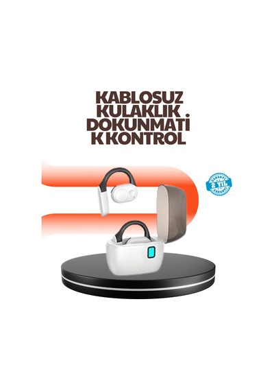 Bluetooth 5.0 Kulak İçi Kulaklık Güçlü Bas, Uzun Pil Ömrü, Şarj Kutulu Tasarım 00