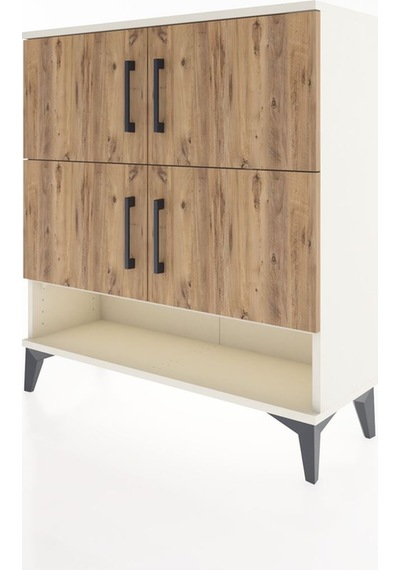 Arges Şifonyer 4 Raflı 4 Kapaklı 88x30x96 Aytaşı-çam Aytaşı