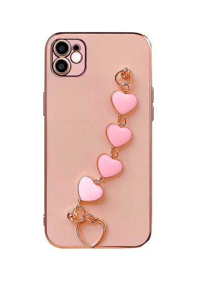 Ally Apple Uyumlu iPhone 12 6.1Inç Kilif Kalp Bileklik Tutuculu Lüx Silikon A 406296288