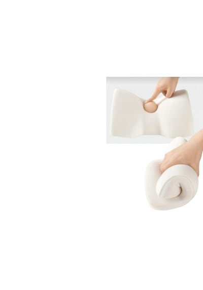 Yeni Nesil Visco Ortopedik Ergonomik Uzun Yol Araba Baş & Boyun Destek Yastığı Ergonomik, Yıkanabilir Kılıf Hafızalı Köpük 1