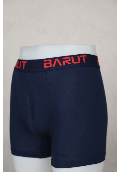 Barut Erkek Penye Likralı Boxer Lacivert