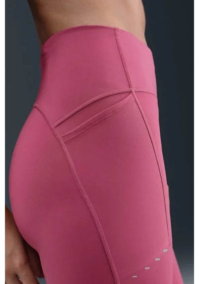 Nike Swift Dri Fit High Rise 7/8 Running Leggings With Pockets Pink Kadın 3 Cepli Antrenman Koşu Taytı Pembe Nike Swift Dri Fit High Rise 7/8 Running Leggings With Pockets Pink Kadın 3 Cepli Antrenman Koşu Taytı Pembe