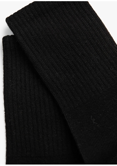 Koton Basic Soket Çorap Siyah 3sak80049aa 3SAK80049AA999 Siyah