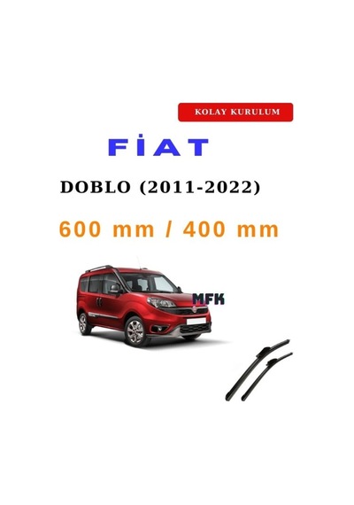 Fiat Doblo 2011-2022 Araca Özel Silecek Ön İki
