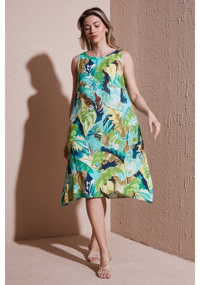 Fashion Friends Bayan Elbise 25y0630k1 Mavi Mavi