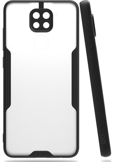 Xiaomi Uyumlu Redmi Note 9 Kılıf Platin Silikon - Siyah