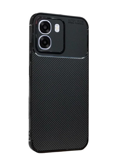 Newface Oppo Oppo A6t 5g Auto Focus Karbon Kapak - Siyah