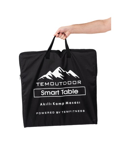 Temoutdoor Smart Table Xl Akıllı Kamp Masası - Standart Donanım Siyah