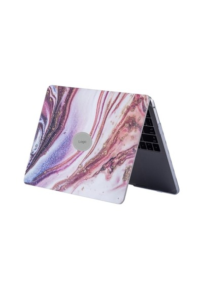 M1 Kılıf 13 Inç Mermer Glitter'li M1 Air A2337 A2179 A1932 İle Uyumlu Karışık Çok Renkli