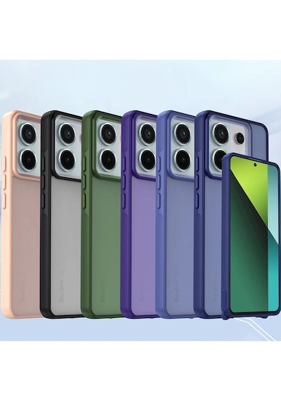Gld-spt- Newface Xiaomi Redmi Note 13 Pro 5g Kılıf Elegant Kapak - Pudra