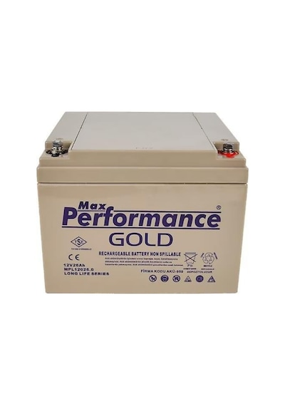Max Performance Gold 12v 28ah Jel Akü