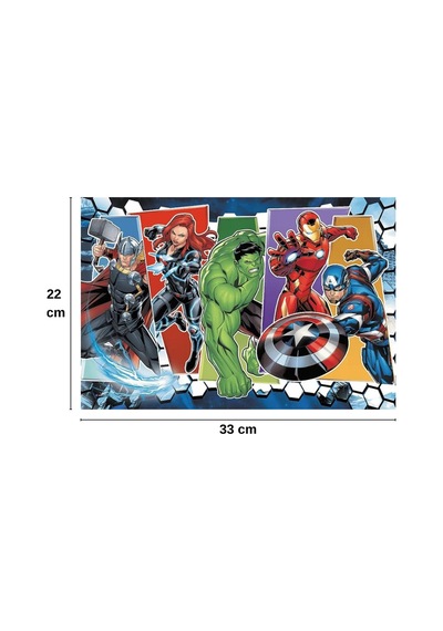 Trefl Avengers Puzzle 60 Parça Lisanslı - 4 Yaş Üzeri Eğitici Çocuk Yapboz Oyuncak 33x22 Cm