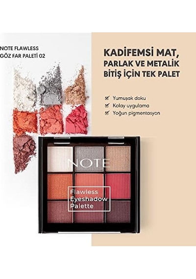 Flawless Eyeshadow 02 Göz Far Paleti 0