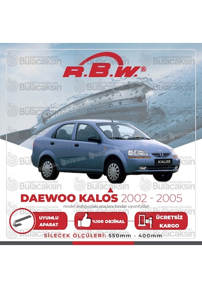 Daewoo Kalos Muz Silecek Takımı (2002-2005) RBW