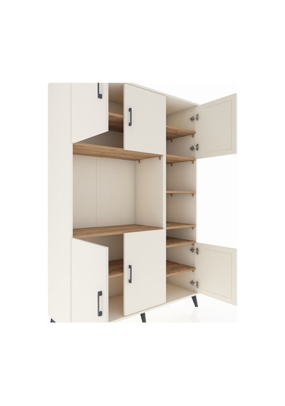 Hyperion Dolap 10 Raflı 6 Kapaklı 132x44x195 Aytaşı-aytaşı/çam Aytaşı Hyperion Dolap 10 Raflı 6 Kapaklı 132x44x195 Aytaşı-aytaşı/çam Aytaşı