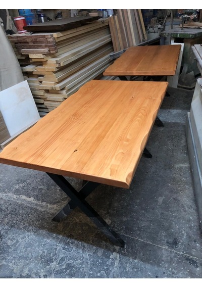 Bintaşmobilya Kayın Rengi Kütük Masa-130X80.Cm