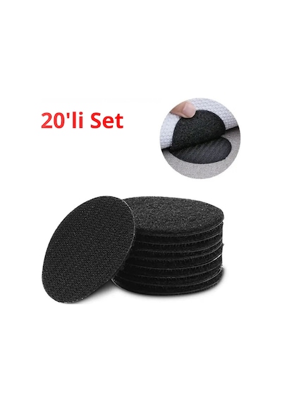 Bakgelal Yapışkanlı Cırt Cırt Seti Halı, Kilim, Nevresim, Minder Ve Örtü Kaydırmaz Sabitleyici Ped Kaymaz Güçlü Tutucu Nokta - Bgahalıkay20100