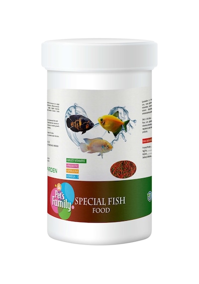 Techmrt Pets Family Specıal Fısh Food 250ml/100g