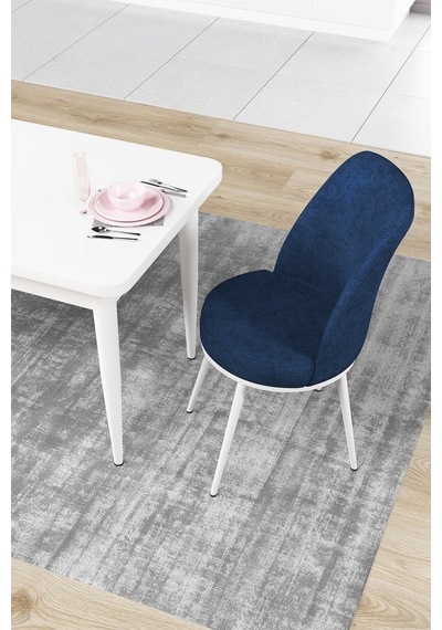 Canisa Concept Nil Serisi 70x110 Sabit Mutfak Masası Takımı Beyaz Masa 2 Lacivert Sandalye Lajivert Sandalyeler Beyaz Masa Canisa Concept Nil Serisi 70x110 Sabit Mutfak Masası Takımı Beyaz Masa 2 Lacivert Sandalye Lajivert Sandalyeler Beyaz Masa