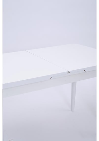 Nehir Mdf Lak Panel Mutfak Masası 75x130cm beyaz Nehir Mdf Lak Panel Mutfak Masası 75x130cm beyaz