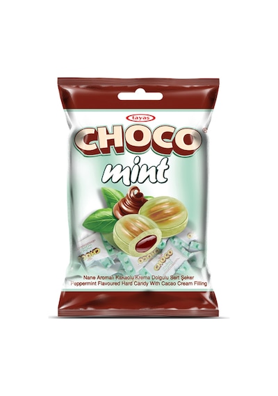 Tayaş Choco Mint Nane Aromalı Kakao Krema Dolgulu Sert Şeker 1 KG